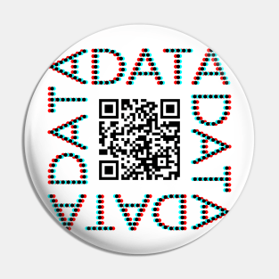 Punchcard data (QR, 3D) Pin