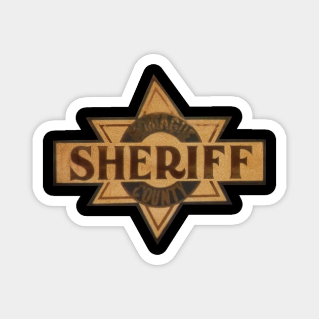 SUMBITCH JUSTICE SHERIFF LOGO Magnet by garudabot77