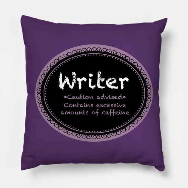 Writer Label - Dark Shirts Pillow by RG Standard