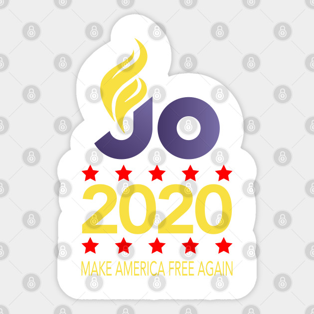 Jo Jorgensen 2020 Make America Free Again Jo Jorgensen Sticker Teepublic