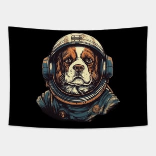 Dog in a spacesuit Tapestry