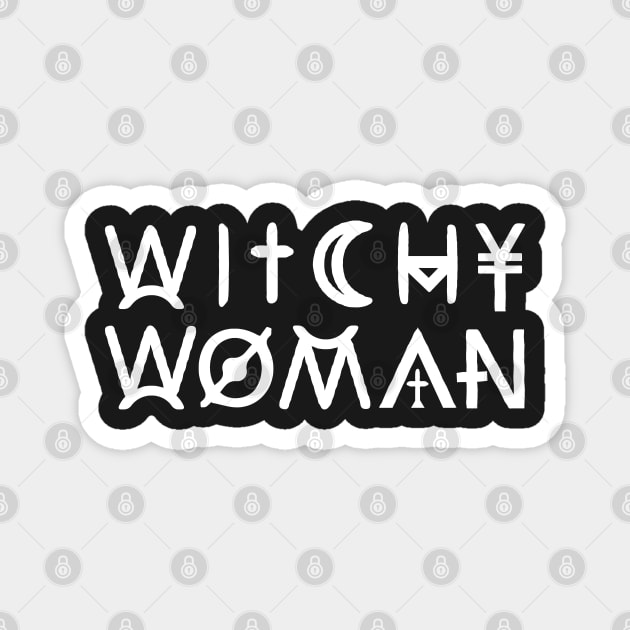 WITCHY WOMAN, WICCA, PAGANISM AND WITCHCRAFT Magnet by Tshirt Samurai