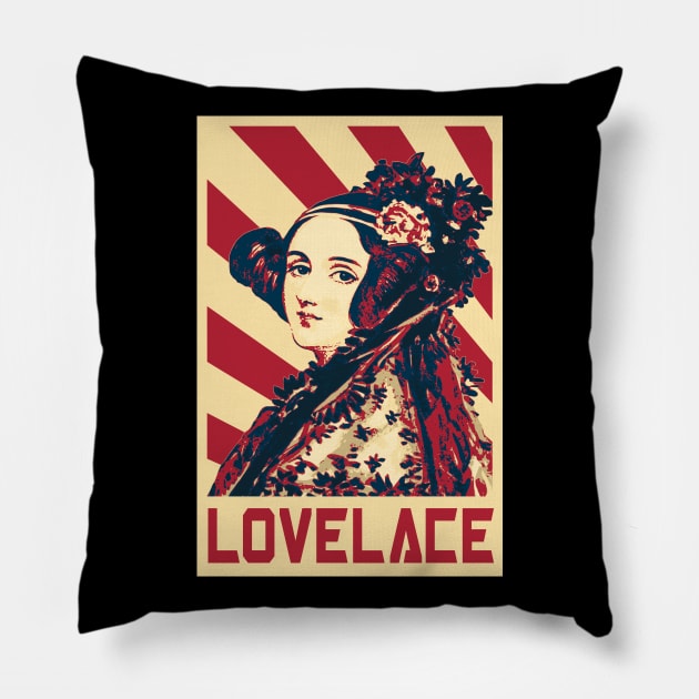 Ada Lovelace Pillow by Nerd_art