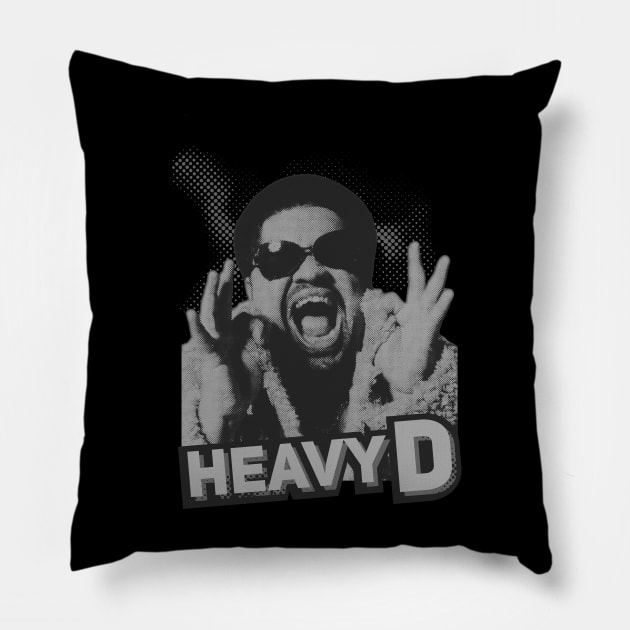 Heavy D // illustrations Pillow by Degiab