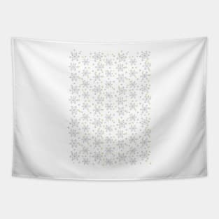 Snowflakes Pattern - White Tapestry