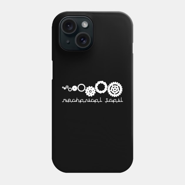 Mechanical gears trail Phone Case by CuratedlyV