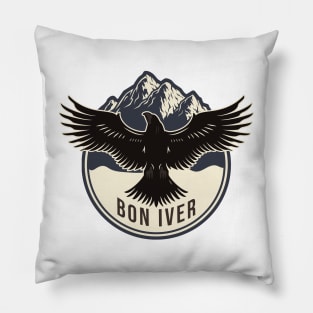 Bon Iver Logo Re: Stacks Pillow