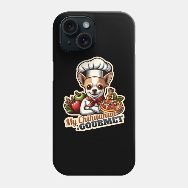 Chihuahua Chef Phone Case by k9-tee