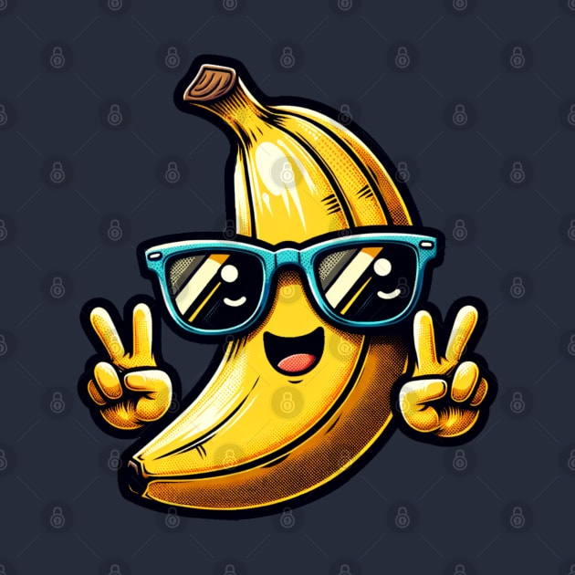 Funny Cool Banana by Odetee