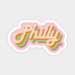 Retro Philly Magnet