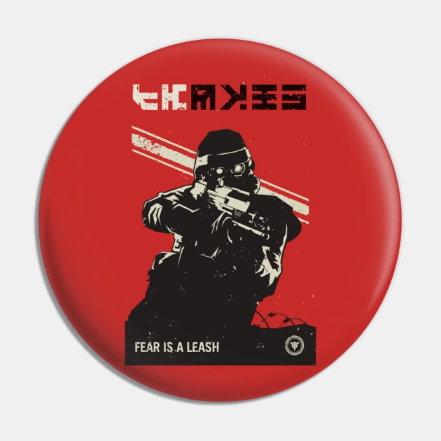 Killzone - Fear Propaganda Poster Pin by Gekidami