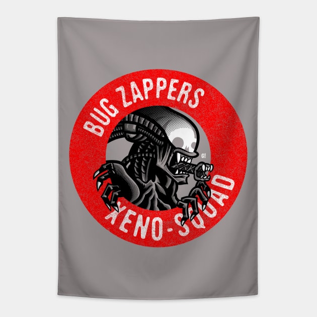 Bug Zappers Xeno_Squad Tapestry by GiMETZCO!