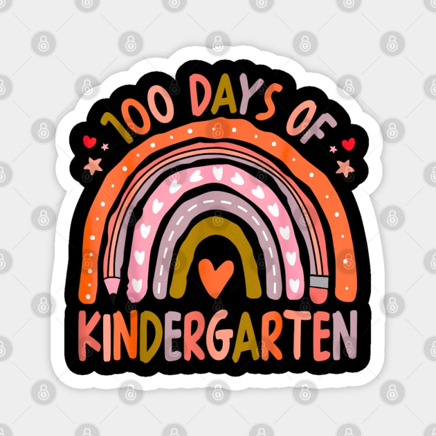 100-days-of-school Magnet by dtr_art