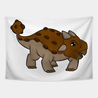 Kawaii Ankylosaurus Tapestry