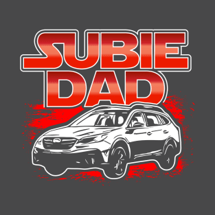 Subaru Outback Subie Dad Superhero T-Shirt