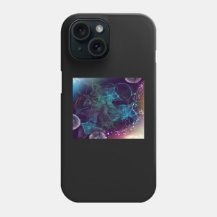 Abstract vivid alcohol ink Phone Case