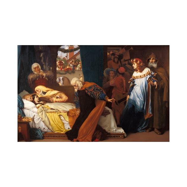 The Feigned Death Of Juliet by Frederic Leighton by Classic Art Stall