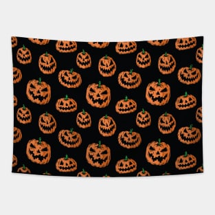 Oooh Spooky Pumpkins! Tapestry