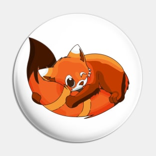 What? Cute Red Panda Pin