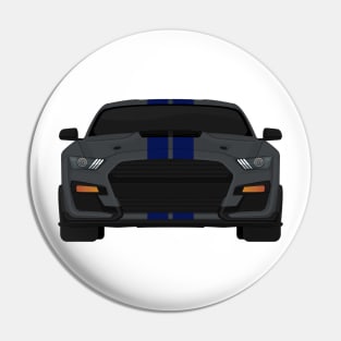 Shelby GT500 2020 Magnetic + Kona-Blue Stripes Pin