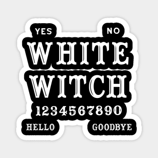 Wicca Witchcraft Ouija Board - White Witch Magnet