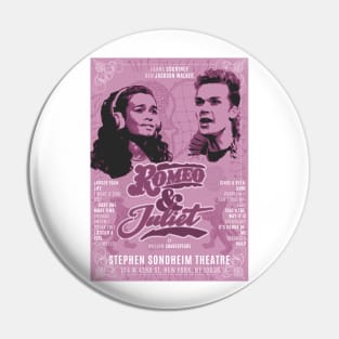 Romeo & Juliet Programme Poster (Pink) Pin