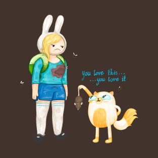 Fionna the cat mom, Adventure Time / Fionna and Cake fan art T-Shirt