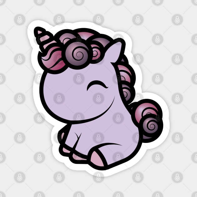 Cheesecake, The Tooniefied Unicorn Magnet by Tooniefied