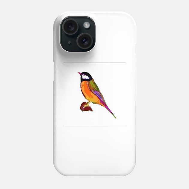 Great Tit Bird Phone Case by CarloVaro