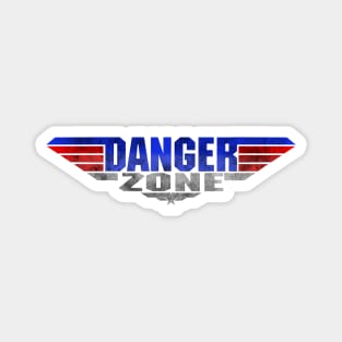 Top Gun Maverick Vintage Logo Danger Zone Magnet