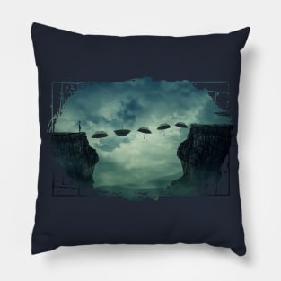 umbrella pathway Pillow