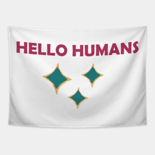 Hello Humans Tapestry