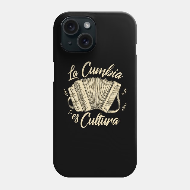 La Cumbia Es Cultura - vintage design Phone Case by verde