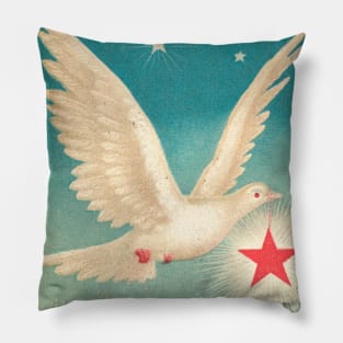 Red Star Cough Cure Advertisment Pillow