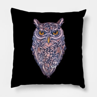 Celtic Owl Totem Pillow