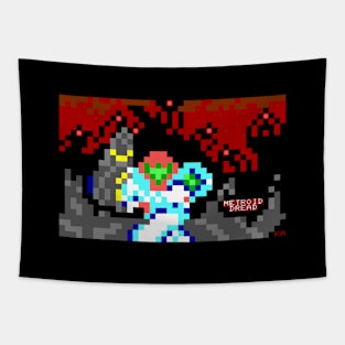 M. Dread covert art PETSCII (C64) remake (original artwork) Tapestry