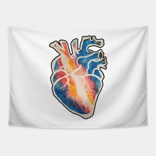 Cosmic Heart Tapestry