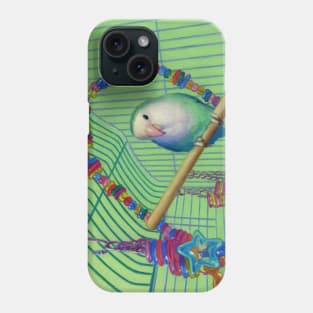 Blue the Love Bird Phone Case