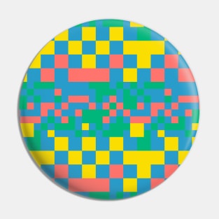 Pixel squares Pin