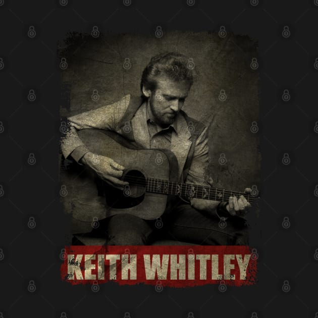 TEXTURE ART-Keith Whitley - RETRO STYLE 1 by ZiziVintage