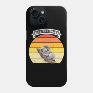 save the koalas Phone Case