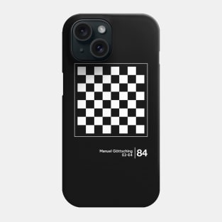 Manuel Göttsching / Original Minimalist Graphic Design Phone Case