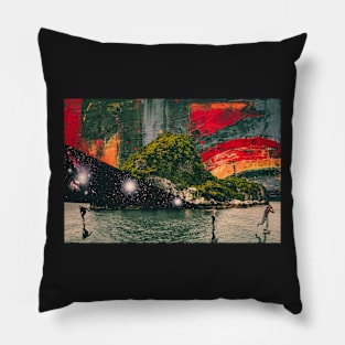 Skater Island Pillow