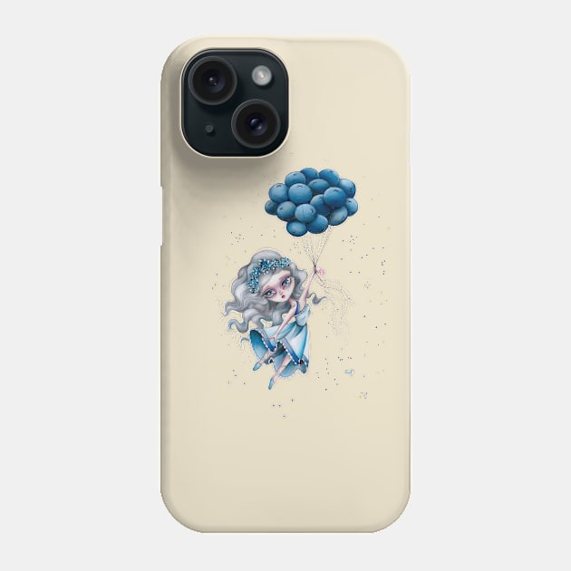 Blueberry Blues Phone Case by Enchanted Fields