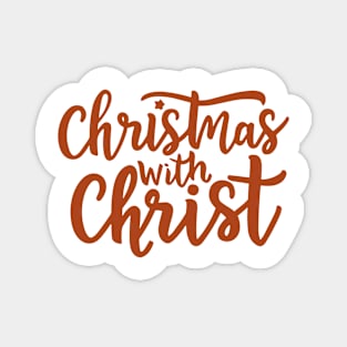 Christmas with Christ Magnet