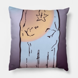 gradient spook Pillow