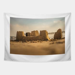 Ocean Isle Beach Sandcastle Tapestry