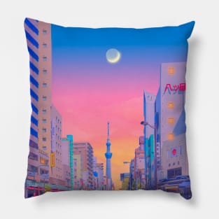 City Pop ( Tokyo ) Pillow