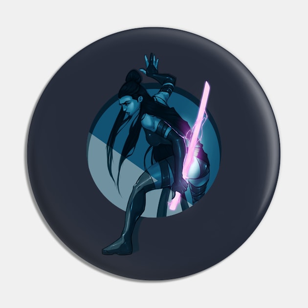 Psylocke - Night edition Pin by tattts