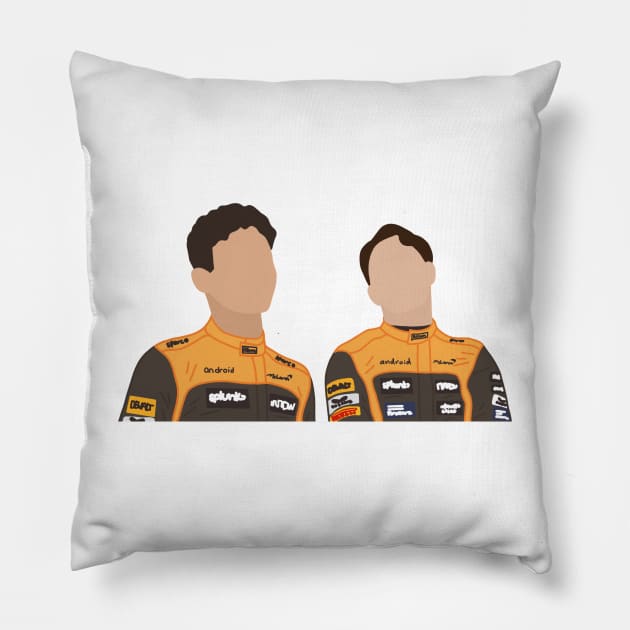 Oscar and Lando Pillow by CalliesArt